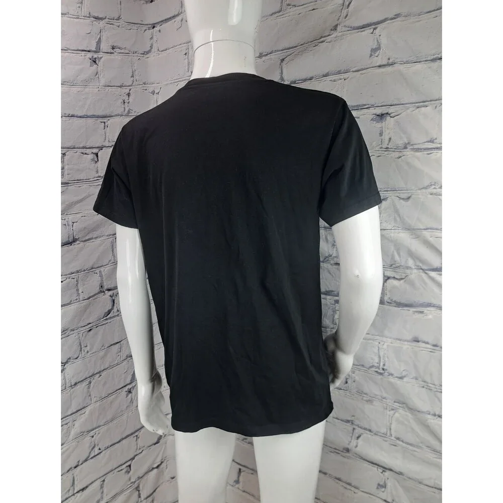 Gucci Men's Tshirt Tee Flipped Metal Logo Jersey Cotton Italy Size Large